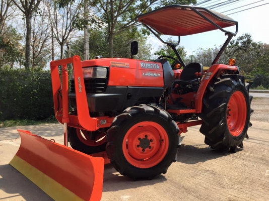 ขายรถไถKubota L4508DI (4WD) พร้อมใบมีดหน้าและผานพรวน รถพร้อมใช้งาน