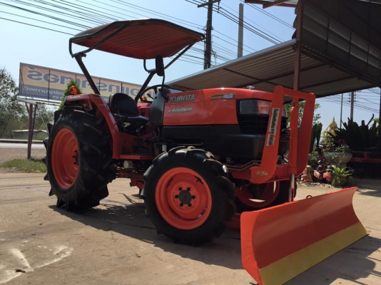 ขายรถไถKubota L4508DI (4WD) พร้อมใบมีดหน้าและผานพรวน รถพร้อมใช้งาน ขายรถไถKubota L4508DI (4WD) พร้อมใบมีดหน้าและผานพรวน รถพร้อมใช้งาน