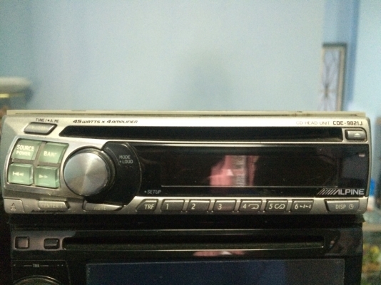 Alpine CDE-9821J CD-RW ปรีเอ้า1ชุด มือ2 ญี่ปุ่น