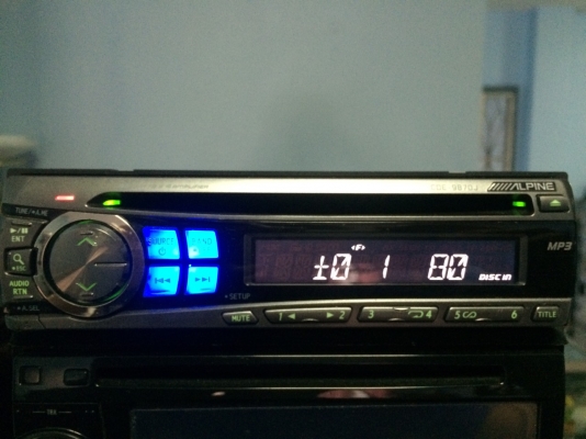 Alpine CDE-9870J MP3-RW CD-RW ปรีเอ้า1ชุด สภาพสวย มือ2 ญี่ปุ่น