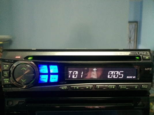 Alpine CDE-9870J MP3-RW CD-RW ปรีเอ้า1ชุด สภาพสวย มือ2 ญี่ปุ่น