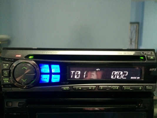 Alpine CDE-9870J MP3-RW CD-RW ปรีเอ้า1ชุด สภาพสวย มือ2 ญี่ปุ่น