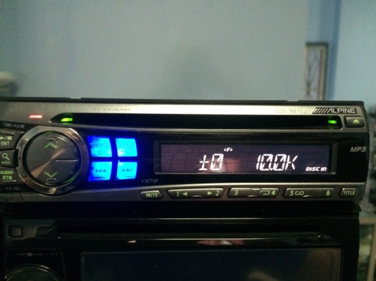 Alpine CDE-9870J MP3-RW CD-RW ปรีเอ้า1ชุด สภาพสวย มือ2 ญี่ปุ่น