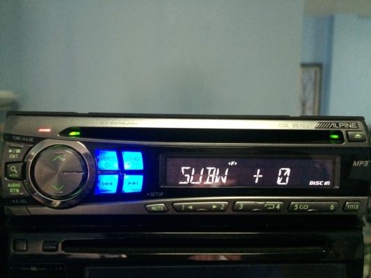 Alpine CDE-9870J MP3-RW CD-RW ปรีเอ้า1ชุด สภาพสวย มือ2 ญี่ปุ่น