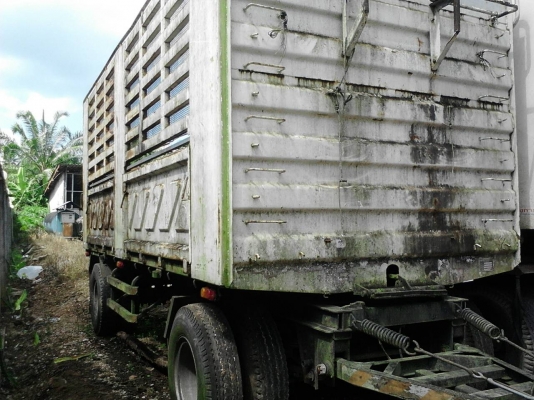 ขาย หางพ่วง  สามมิต  2  เพลา. ปี 49   ( * ไม่ดั้ม. )   สนใจติดต่อ  081 - 6079515