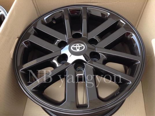 ล้อแม็ก Fortuner BMC ขอบ 17  ทำสีดำเงา