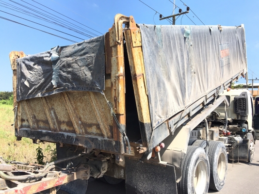 รถฮีโน่ 10 ล้อดั้ม FM1J 260 แรงม้า. ปี 47.   ( ขาย แม่ , ลูก. )    สนใจติดต่อ  081 - 6079515