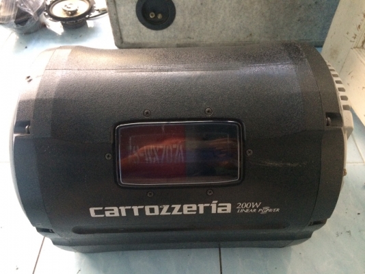 SUB บาซูก้า ดอกลูกสูบ PIONEER TS-WX707A 200W เบสเเรง ลอยๆ แน่น มือ2 ญี่ปุ่น