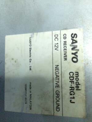 SANYO CDF-RF1J CD-RW AUX ปรีเอ้า2ชุด มือ2 ญี่ปุ่น SANYO CDF-RF1J CD-RW AUX ปรีเอ้า2ชุด มือ2 ญี่ปุ่น