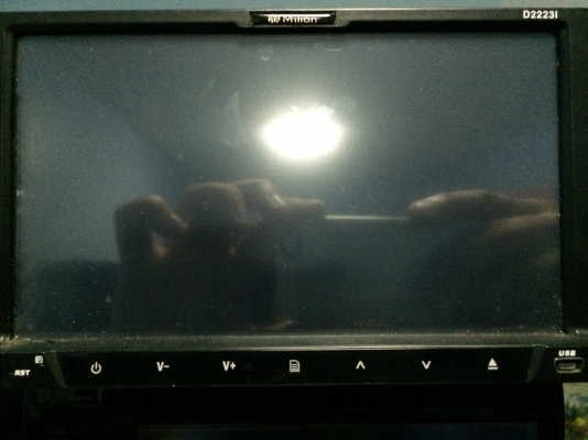 Milion D2223l จอ7นิ้ว USB IPOD BLUETOOTH SD CARD DVD MP3 CD AUX จอทัช ปุ่มสัมผัส ปรีเอ้า3ชุด ต่อกล้องมองหลังได้ มือ2 ญี่ปุ่น