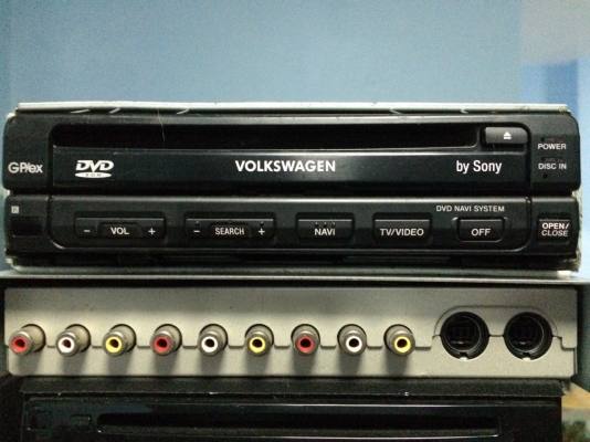 จอป็อปอัพ 6.5นิ้ว SONY VOLKSWAGEN มีAV2ช่อง ต่อกล้องมองหลังได้ มือ2 ญี่ปุ่น