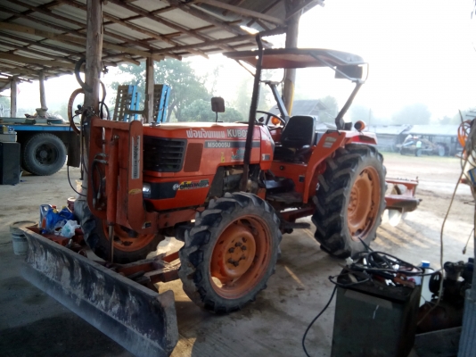 โคโบต้าM5000อุปกรณ์ครบ3อย่าง ดันหนัา ผานหลังCMT โรตารี่2ม.ตราช้าง เล่มพร้อมเจ้าเดียว 425000