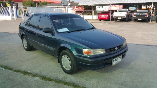 ขายโตโยต้าAE110 เครื่อง1.5 เกียร์ธรรมดา พวงมาลัยเพาเวอร์ แอร์เย็น รถพร้อมใช้คับ