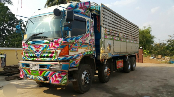 ขายรถพ่วง 24 ล้อ แม่-ลูก กระบะเนียมคอกเกษตรดั้ม อู่.ศรีสวัส HINO 380 ปี.55 ปรายปี รถสวย ราคา.2750000 สนใจลองคุยกันครับ