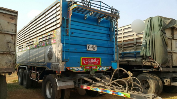 ขายรถพ่วง 24 ล้อ แม่-ลูก กระบะเนียมคอกเกษตรดั้ม อู่.ศรีสวัส HINO 380 ปี.55 ปรายปี รถสวย ราคา.2750000 สนใจลองคุยกันครับ