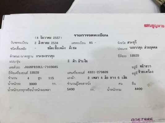 6ล้อ ISUZU NPR-115 ห้างแท้ ปี34 Fหลัง คัสซีสวย ***ขาย ISUZU NPR-115 ห้างแท้ เกียร์สั้น 6ล้อบรรทุก สภาพดี ช่วงล่างใหญ่ วิ่งงานใช้งานได้ เล่มทะเบียนครบ ISUZU (NPR) JAANPR59LL 4BD1-115HP กรองดำ เกียร์สั้น รถห้างแท้ ปี34 เครื่องเดิม เกีย