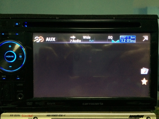 Pioneer FH-770DVD 24Bit USB MP4 DVD MP3 CD AUX ปรีเอ้า3ชุด ต่อกล้องมองหลังและกล้องหน้าบันทึกได้ กราฟฟิก เมนูอังกฤษ มือ2 ญี่ปุ่น