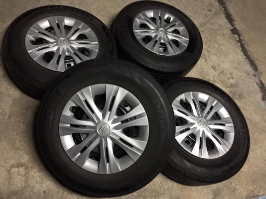 ขายล้อกะทะวีโก้ขอบ15 4ล้อ ราคา 8,000 บาท