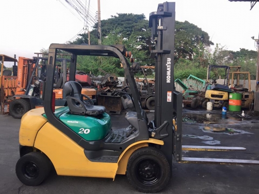 ฟอล์คลิฟต์ 2 ตัน KOMATSU FD20T-16 รถปี 2007 ดีเซล เสายกสูง 4 เมตร ฟอล์คลิฟต์ 2 ตัน KOMATSU FD20T-16 รถปี 2007 ดีเซล เสายกสูง 4 เมตร