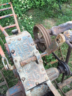 โครงรถไถเดินตามไทยเฮงหลงพร้อมใช้งาน