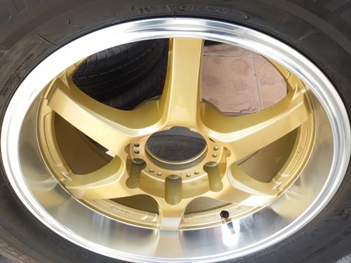 ขายล้อLENSO RTX 17 6รู กว้าง8 ET20 พร้อมยาง  4 ล้อ