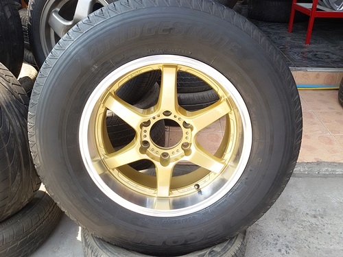 ขายล้อLENSO RTX 17 6รู กว้าง8 ET20 พร้อมยาง  4 ล้อ