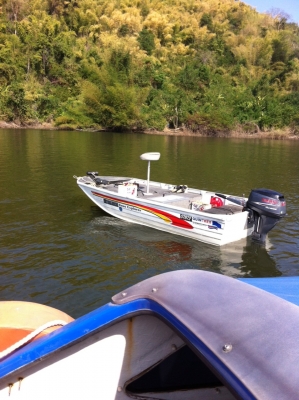 ลงภาพขายด้วยเรืออลูมิเนียม13ฟุต