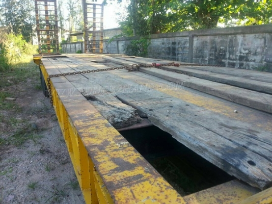 หางโรเบส  มีสะพาน  ยางเรเดียน  ยาว 9 เมตร  แบบ 2 เพลา