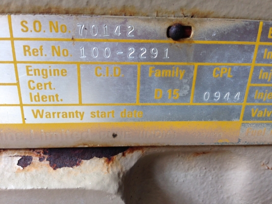 เครื่องกำเนิดไฟฟ้า CUMMINS VTA28-G2/625KVA (Gen Set)