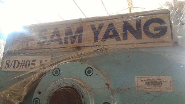 เครื่องปั๊มกดอัดขึ้นรูปชิ้นงาน ยี่ห้อ SAMYANG HEAVY MACHINERY ขนาดแรงกดปั๊ม 25 ตัน  (มีแค่ 6 เครื่อง)