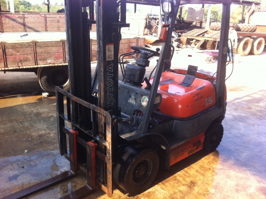 รถฟอร์คลิฟต์ Toyota 1.5 ระบบเครื่องเบนเซ็นต์ เครื่องดี สภาพพร้อมใช้ รถฟอร์คลิฟต์ Toyota 1.5 ระบบเครื่องเบนเซ็นต์ เครื่องดี สภาพพร้อมใช้