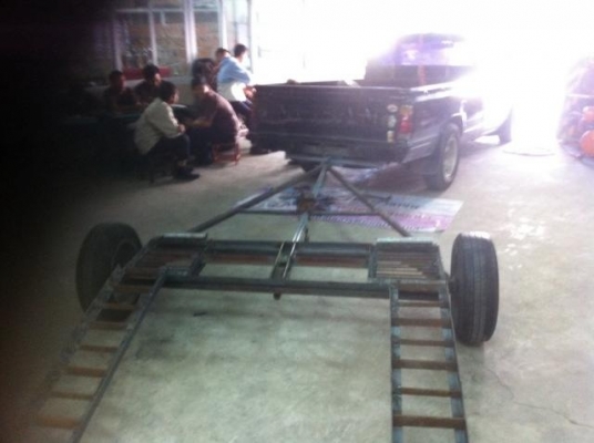 สาลี่ลากรถแบบขึ้นล้อหน้า