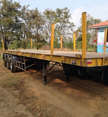 ขายราคา 285,000บ ต่อรองได้ หางพ่วงปี49 พื้นเรียบ 3เพาแท้ ยาว12เมตร สภาพดีเดิมๆสวยพร้อมวิ่งงาน ทะเบียนพร้อมโอน