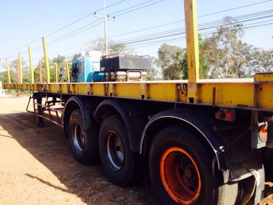 ขายราคา 285,000บ ต่อรองได้ หางพ่วงปี49 พื้นเรียบ 3เพาแท้ ยาว12เมตร สภาพดีเดิมๆสวยพร้อมวิ่งงาน ทะเบียนพร้อมโอน