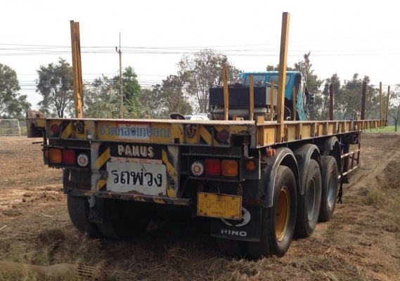 ขายราคา 285,000บ ต่อรองได้ หางพ่วงปี49 พื้นเรียบ 3เพาแท้ ยาว12เมตร สภาพดีเดิมๆสวยพร้อมวิ่งงาน ทะเบียนพร้อมโอน