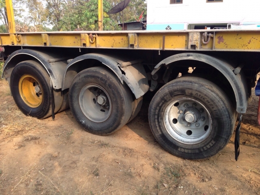 ขายราคา 285,000บ ต่อรองได้ หางพ่วงปี49 พื้นเรียบ 3เพาแท้ ยาว12เมตร สภาพดีเดิมๆสวยพร้อมวิ่งงาน ทะเบียนพร้อมโอน