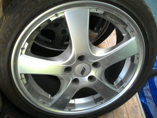 ล้อแม็ก FAB germany ขอบ18 5 114.3 พร้อมยาง ตามสภาพฝากขาย