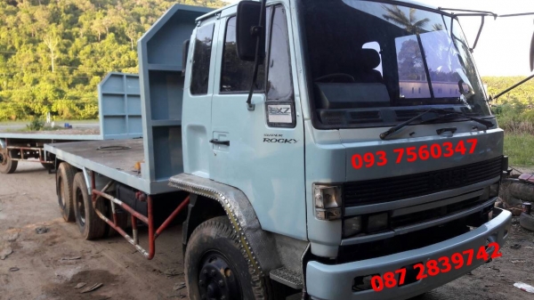 ขายรถบรรทุกกระบะพื้นเรียบ พ่วงแม่-ลูก 2 คาน