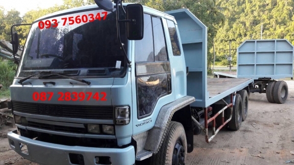 ขายรถบรรทุกกระบะพื้นเรียบ พ่วงแม่-ลูก 2 คาน