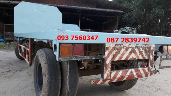 ขายรถบรรทุกกระบะพื้นเรียบ พ่วงแม่-ลูก 2 คาน