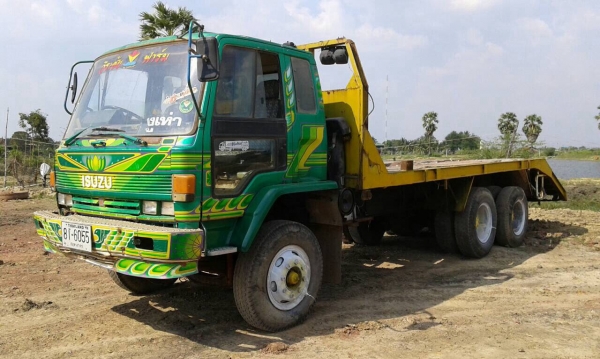 ขายรถเทรนเลอรจั้มโบ้2เพลาเครื่อง240เทรอโบ