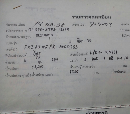 สิบล้อ อีซูซุ FXZ23NFP-240นางฟ้า 2เพา แม่ลูก3คาน ปี38 ดั้ม สภาพดีาสวยพร้อมใช้ ทะเบียนพร้อมโอน สิบล้อ อีซูซุ FXZ23NFP-240นางฟ้า 2เพา แม่ลูก3คาน ปี38 ดั้ม สภาพดีาสวยพร้อมใช้ ทะเบียนพร้อมโอน