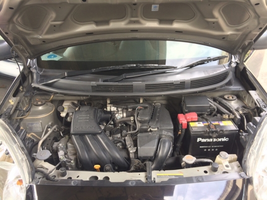 NISSAN MARCH 1.2E ปี 2010 รถมือเดียวไม่เคยเชี่ยวชน อุปกรณ์ครบ พร้อมโอน