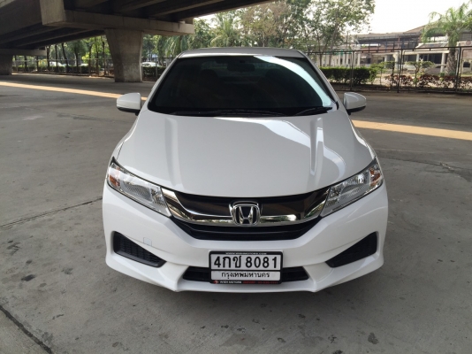 Honda New City 1.5V ปี 2014 รถมือเดียวสภาพใหม่ป้ายแดง ไมล์น้อย 27.xxx ก.ม ไม่มีชน พร้อมใช้งาน