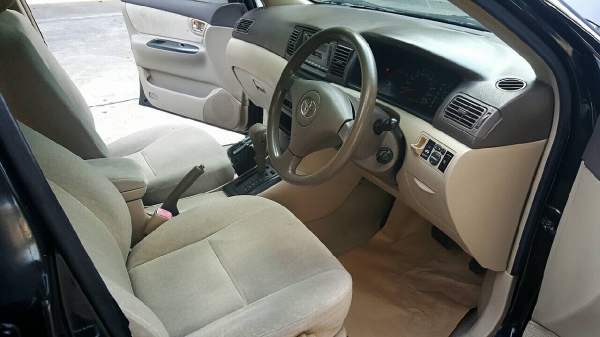 Toyota Altis 1.6E ปี 2004 รถสวยสภาพดี ภายในสะอาด รถใช้น้อย ไม่ชนไม่จมน้าไม่ติดแก๊ซ เอกสารพร้อมโอน