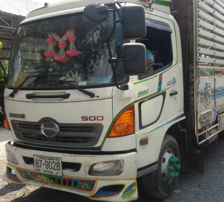 หกล้อ ฮีโน่ FC9J145ปี52 ซี่รี่ 500 ช่วงยาว 5.50ม กะบะมีเนียมทั้งลูก สภาพดีสวยบางเดิม ทะเบียนพร้อมโอน