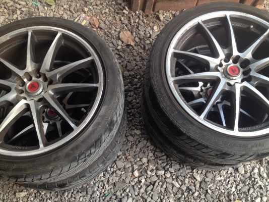 ขายล้อแม็ก Lenso 18 5 รู 114 พร้อมยาง 225 40 18