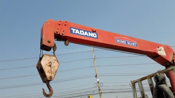 รถบรรทุก HINO ติดเครน รุ่น FD164E เครน 3 ตัน ท้อง V  195 แรงม้า