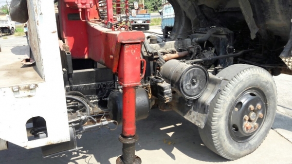 รถบรรทุก HINO ติดเครน รุ่น FD164E เครน 3 ตัน ท้อง V  195 แรงม้า