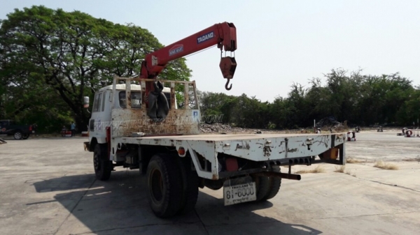 รถบรรทุก HINO ติดเครน รุ่น FD164E เครน 3 ตัน ท้อง V  195 แรงม้า